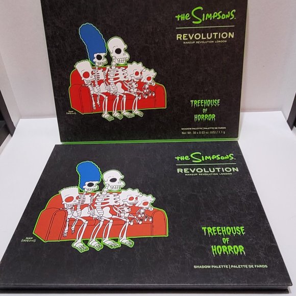 REVOLUTION BEAUTY X SIMPSONS TREEHOUSE OF HORROR EYESHADOW PALETTE~HARD TO FIND! - Picture 2 of 3
